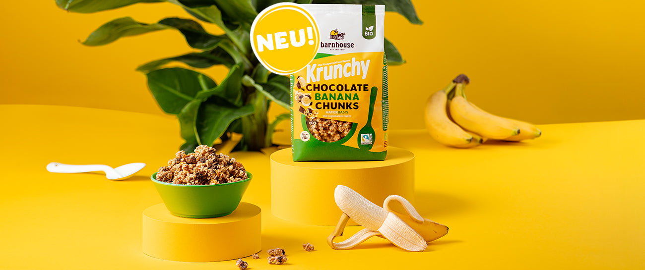 NEU: Krunchy Chocolate Banana Chunks