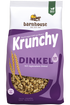 Packshot von Krunchy Dinkel alternativ gesüßt des Bio-Knuspermüsli-Herstellers Barnhouse