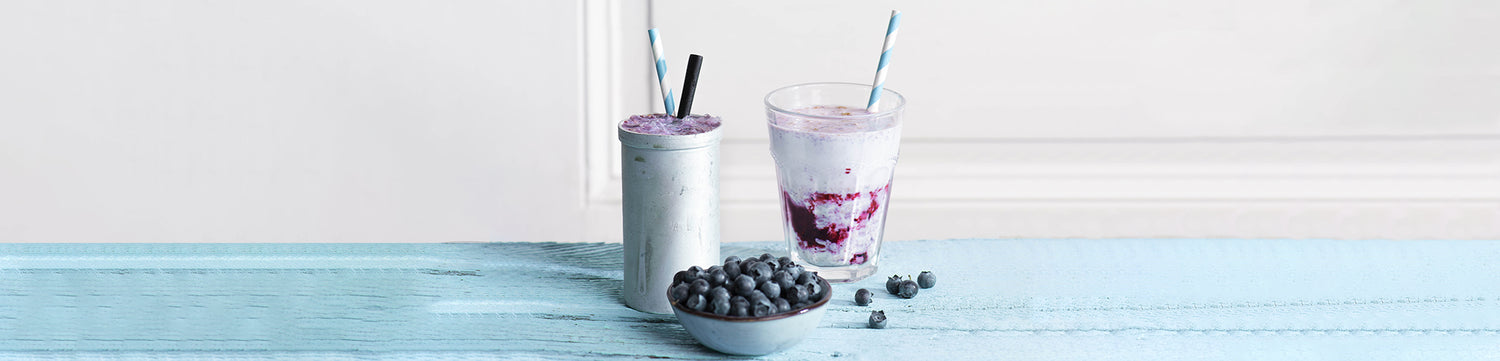 Rezept: Blaubeere Milchshake