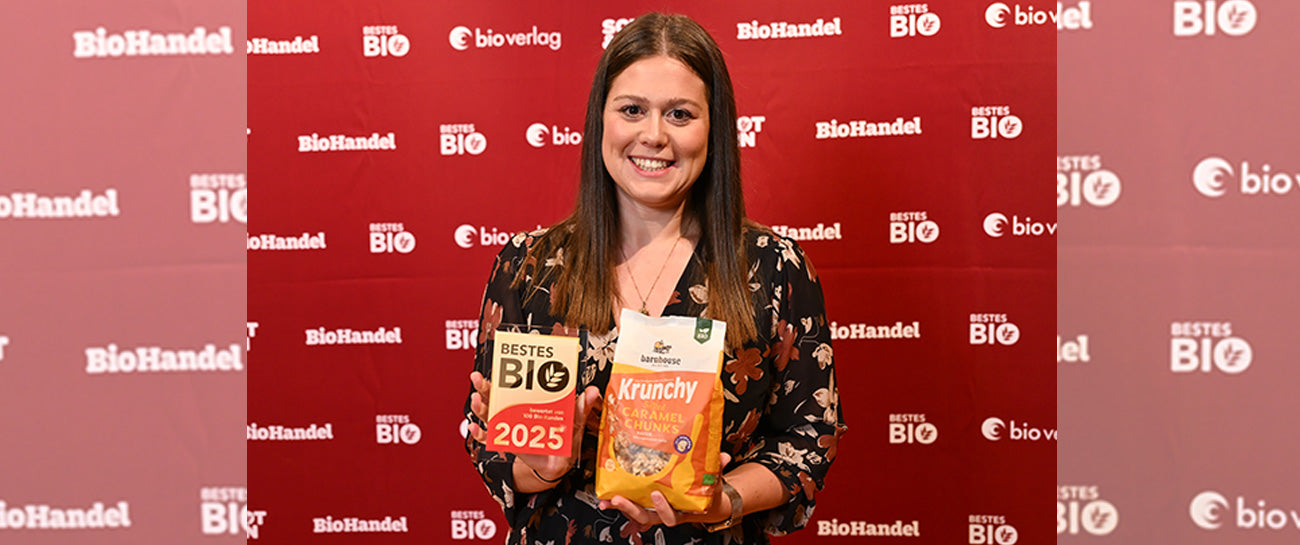 "Bestes Bio 2025" für Krunchy Salted Caramel Chunks