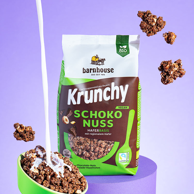 Krunchy Schoko-Nuss von Bio-Knuspermüsli-Hersteller Barnhouse
