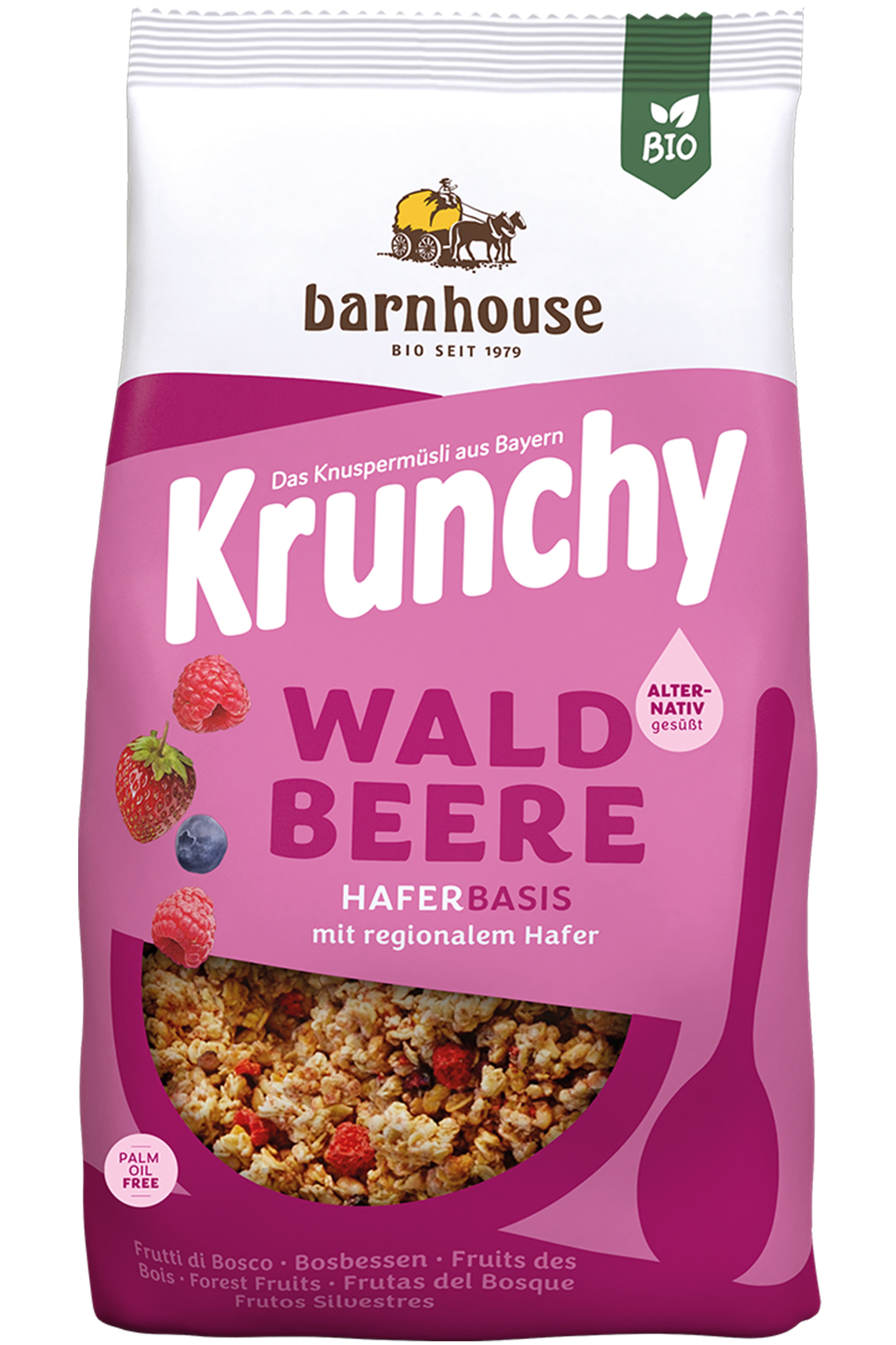 Krunchy Waldbeere alternativ gesüßt